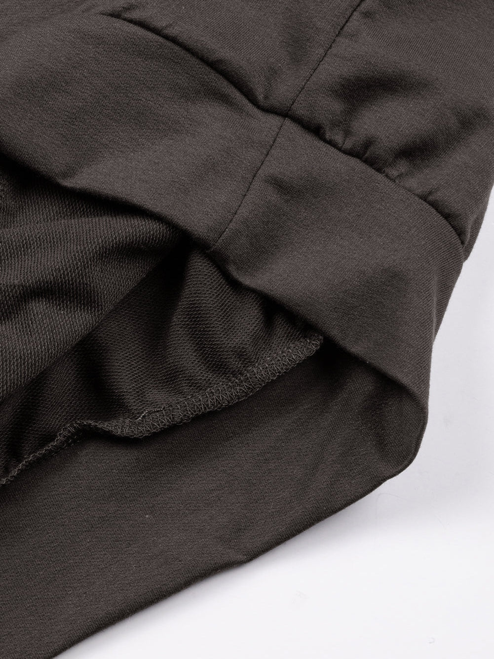 Grey Asymmetric Distressed Cold Shoulder Sweater