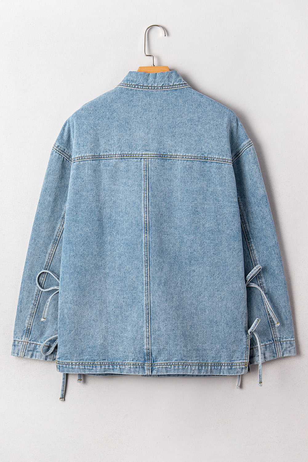 blue denim jacket