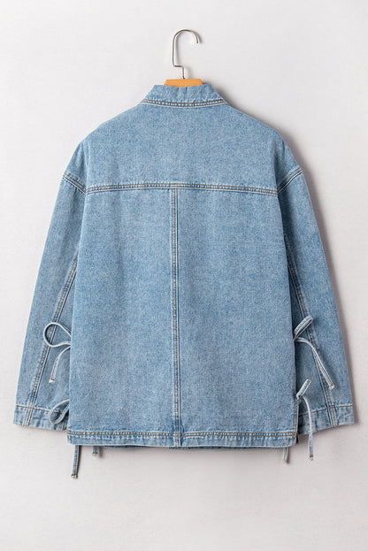 blue denim jacket