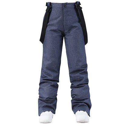 Men's Women's Ski / Snow Pants Outdoor Winter Anti-Slip Thermal Warm Windproof Breathable Bib Pants Bottoms for Skiing Snowboarding Ski Winter Sports