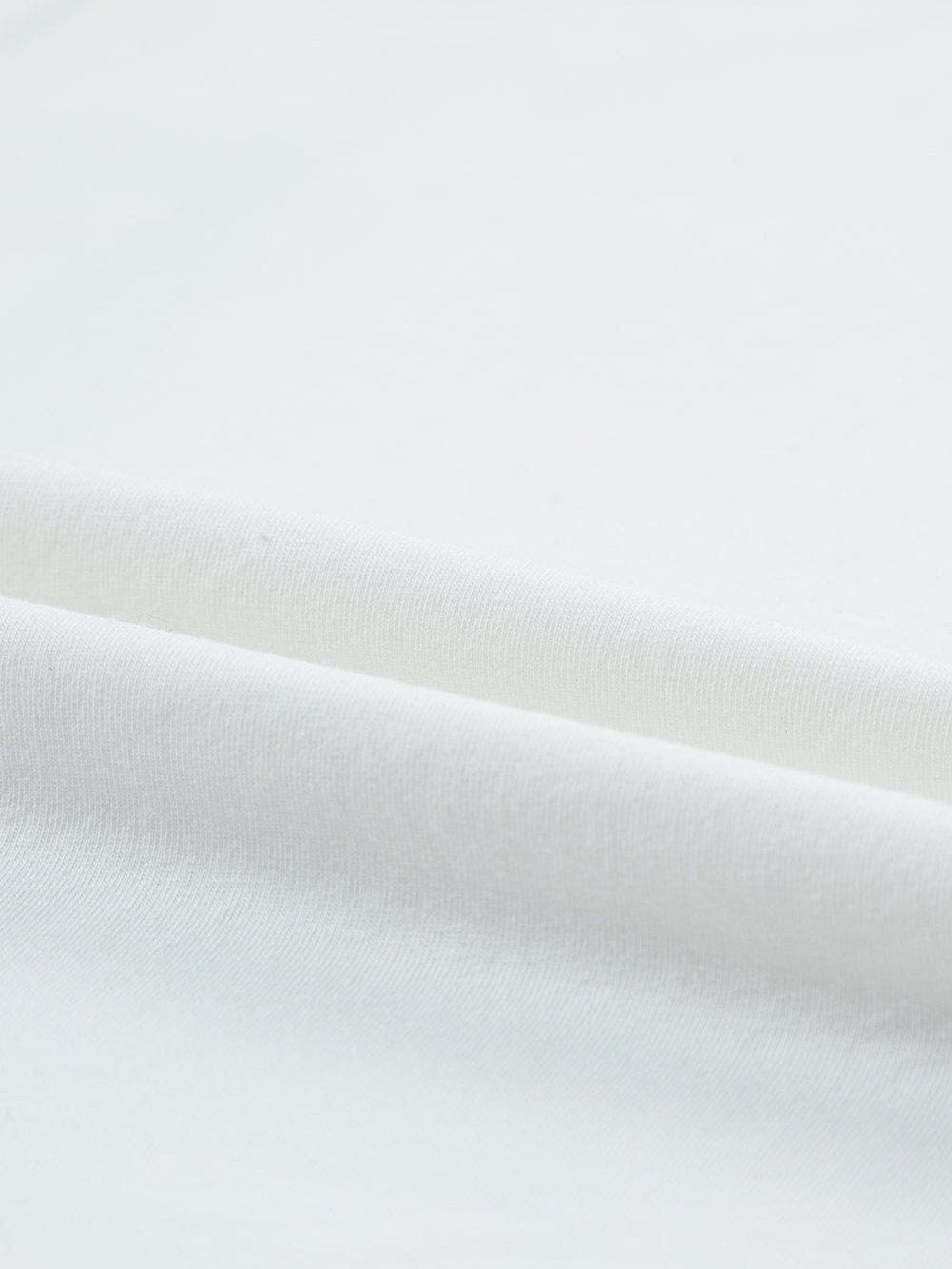 Chenille Mama Patched White Crew Neck T-Shirt