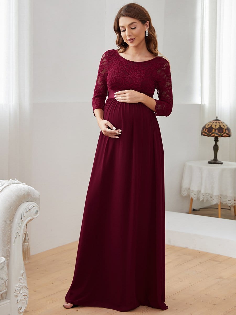 Chic and Classic A-Line Maternity Dress