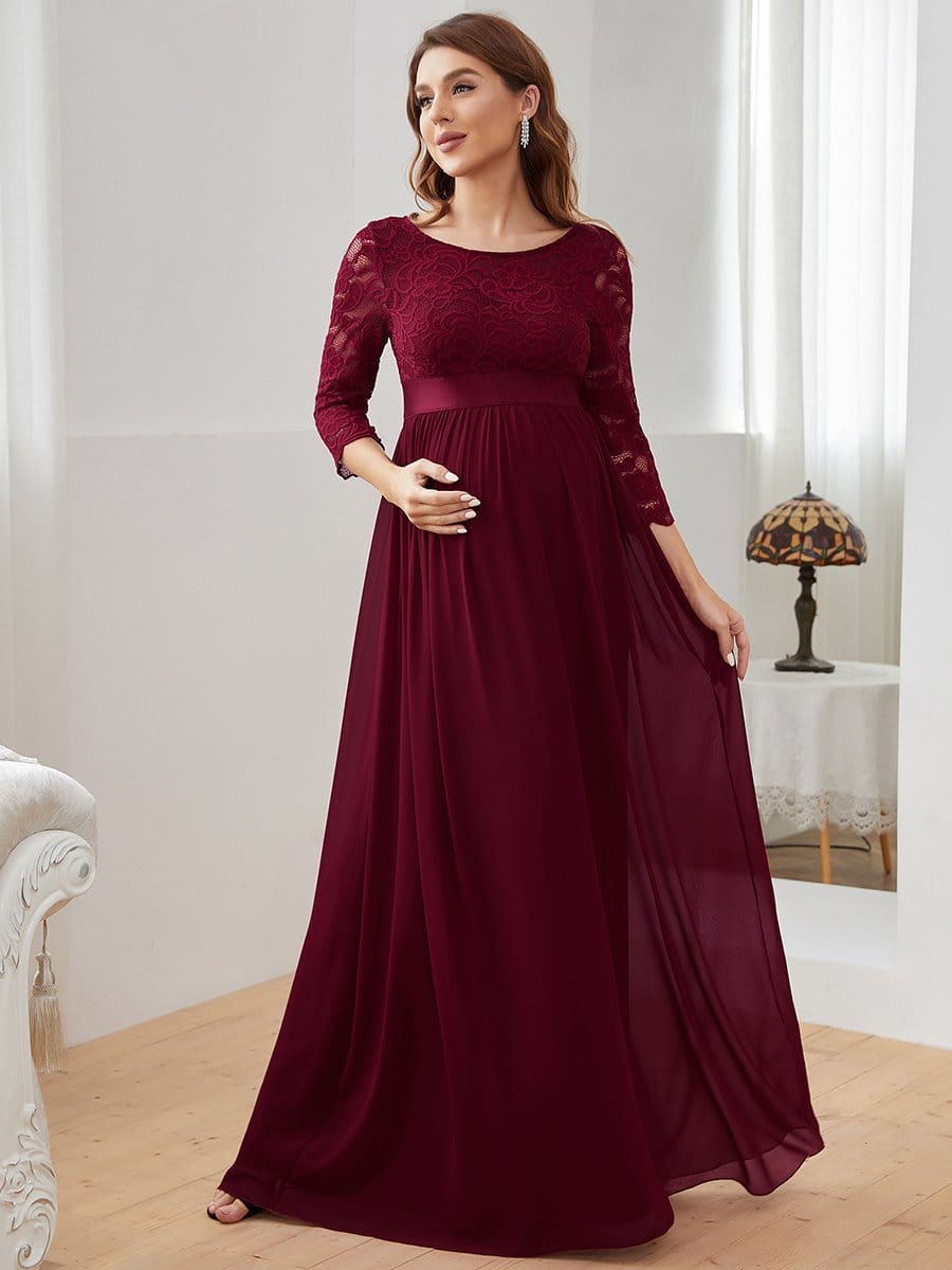 Chic and Classic A-Line Maternity Dress