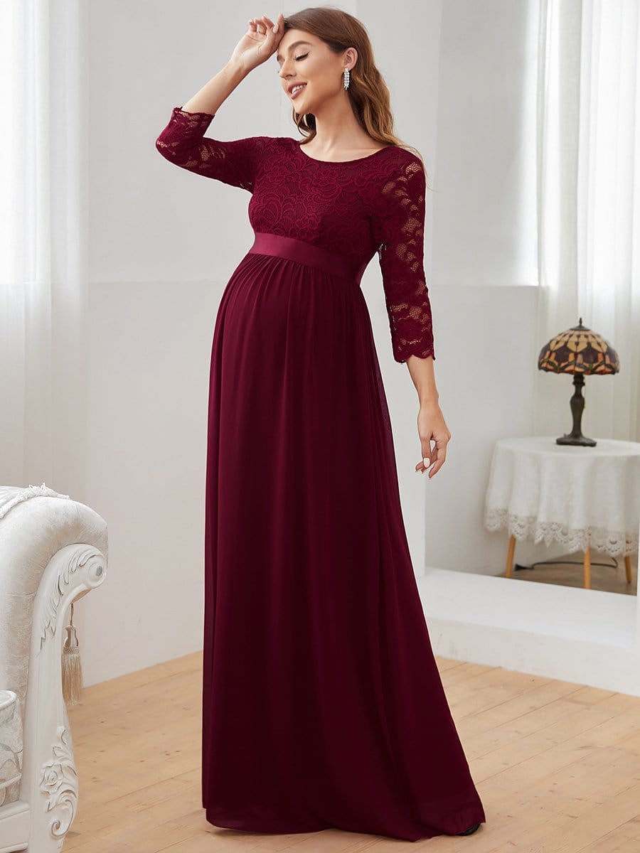 Chic and Classic A-Line Maternity Dress
