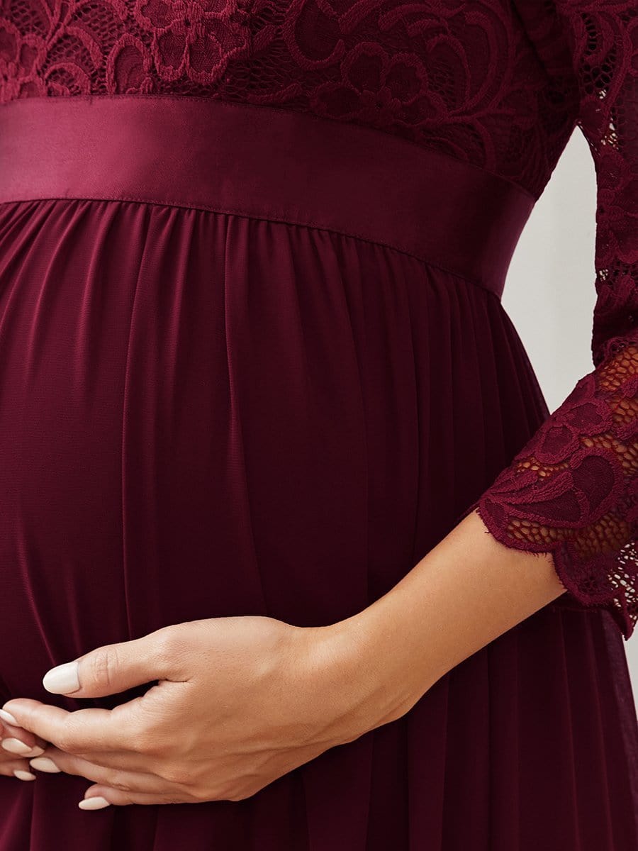 Chic and Classic A-Line Maternity Dress