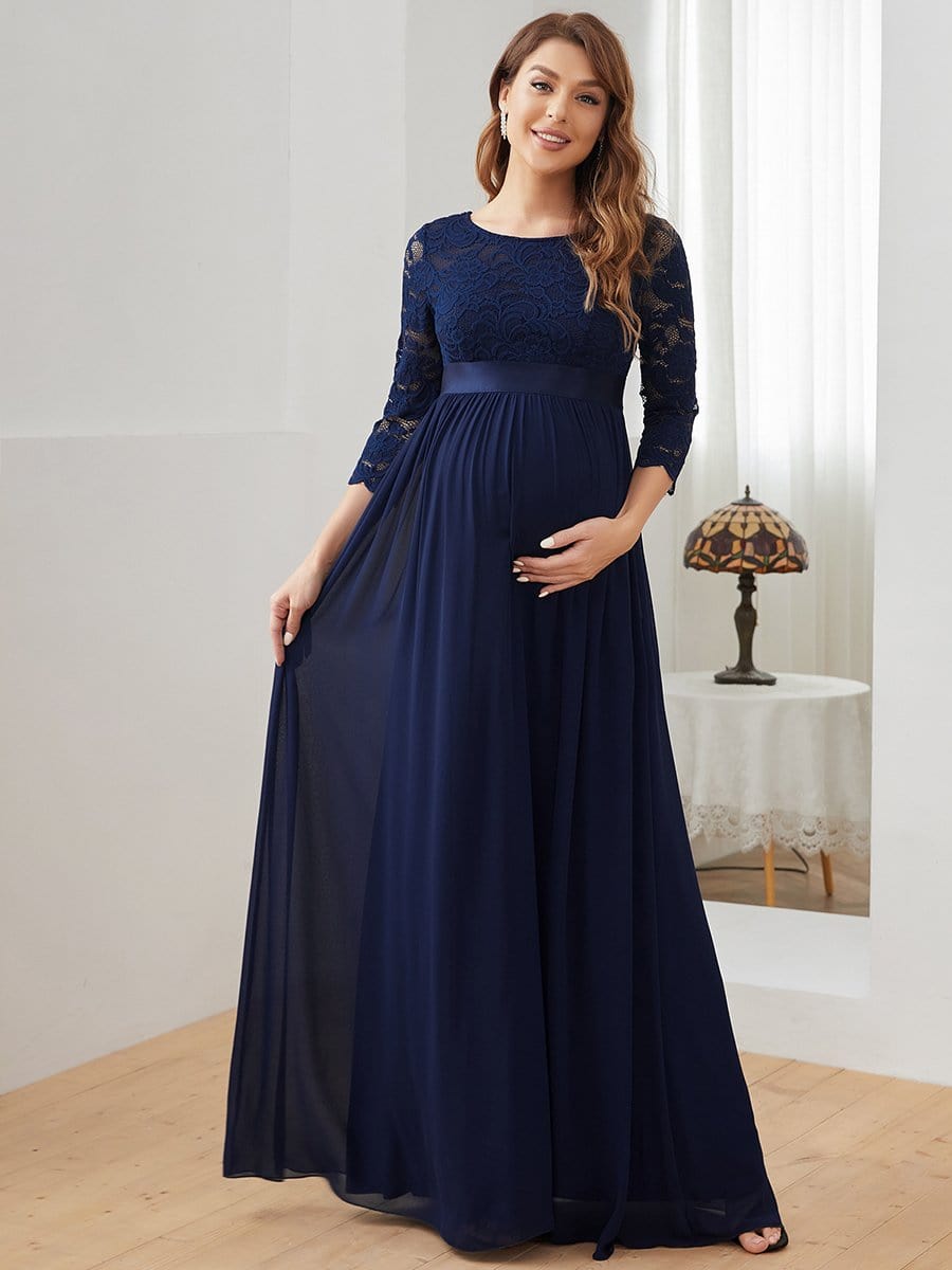 Chic and Classic A-Line Maternity Dress