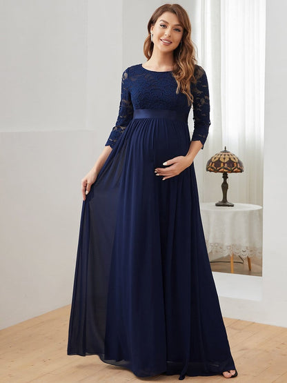 Chic and Classic A-Line Maternity Dress