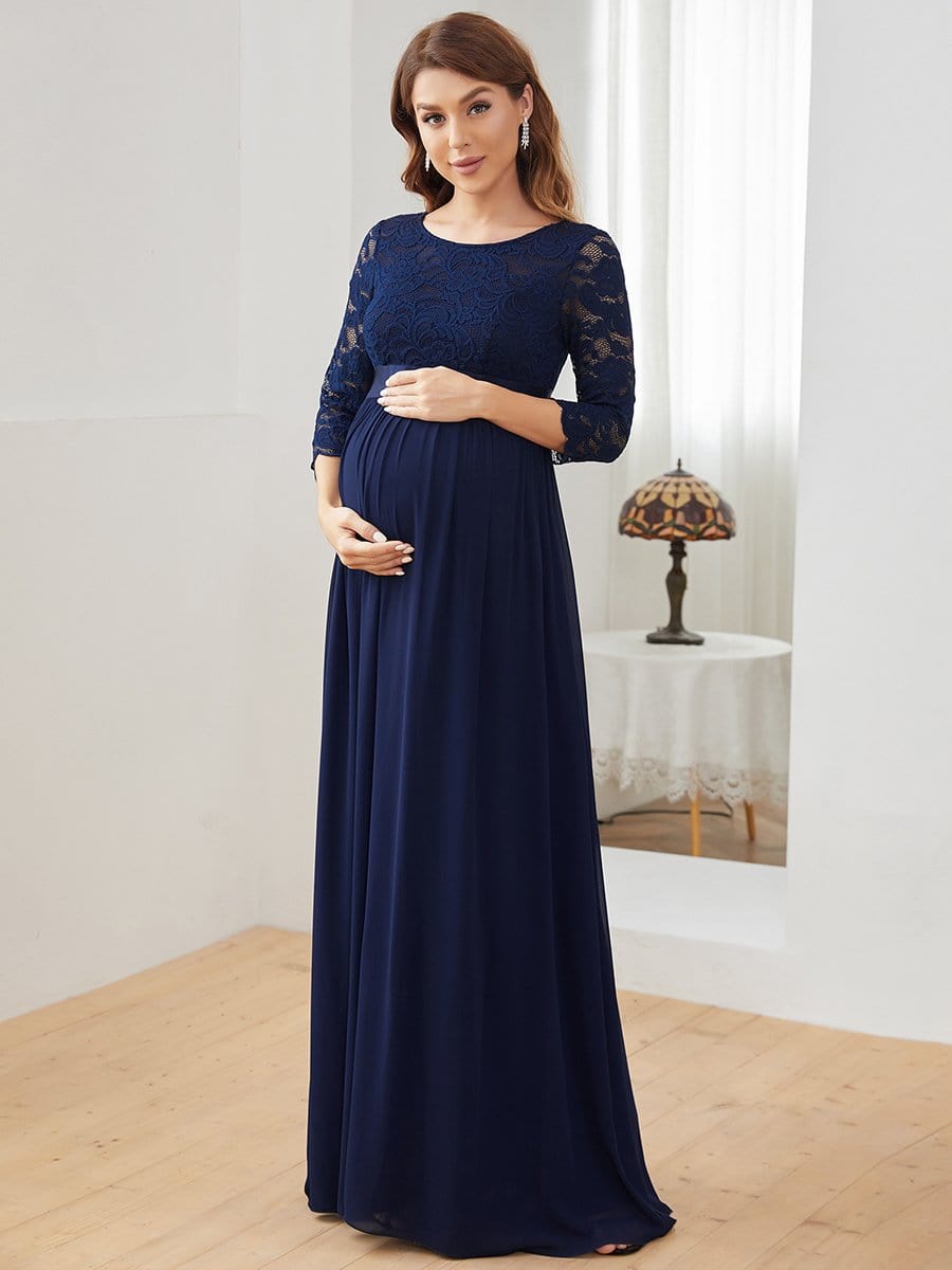 Chic and Classic A-Line Maternity Dress