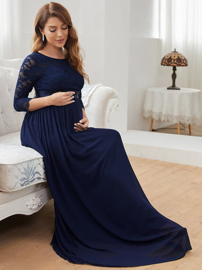 Chic and Classic A-Line Maternity Dress