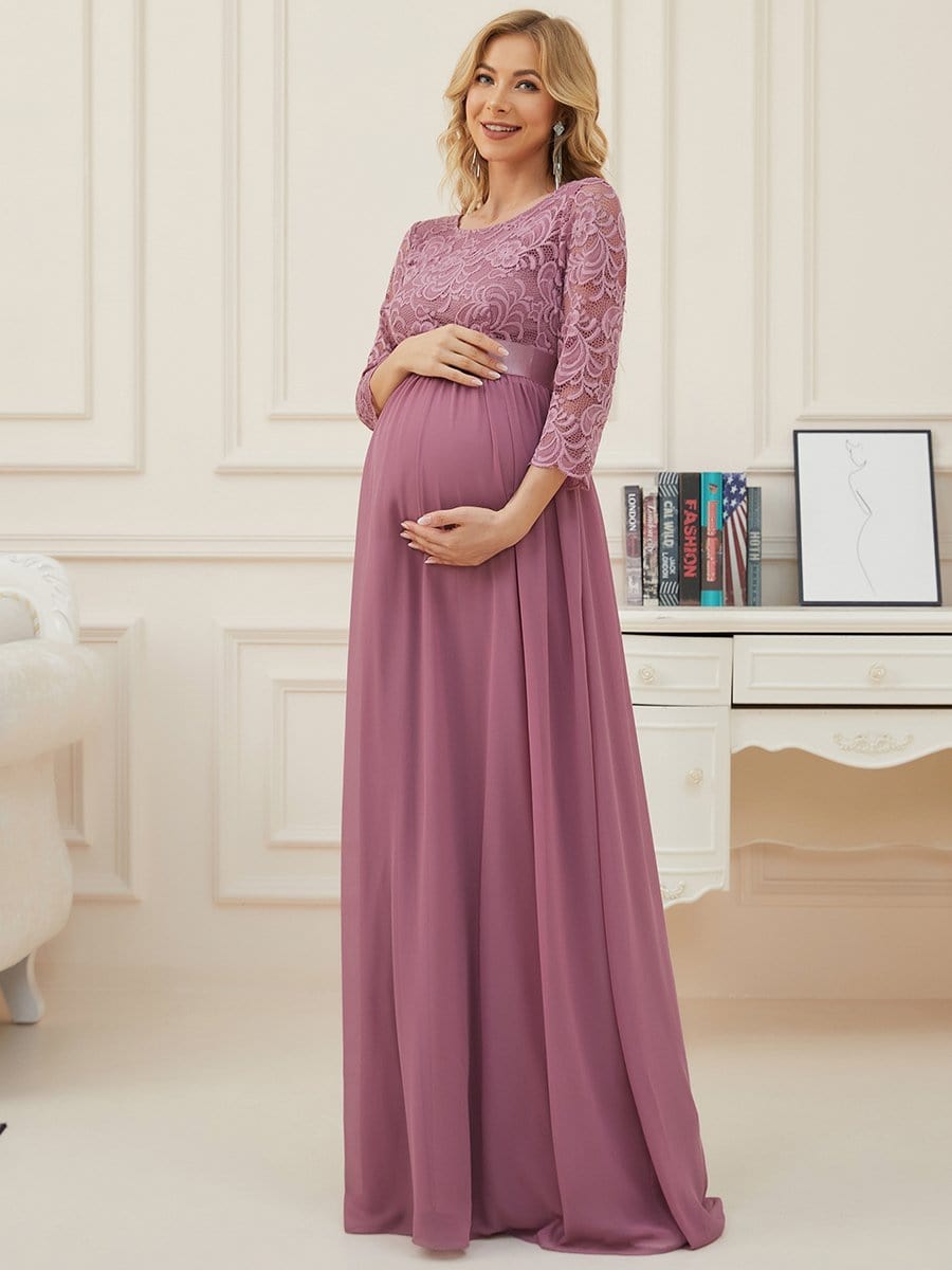 Chic and Classic A-Line Maternity Dress