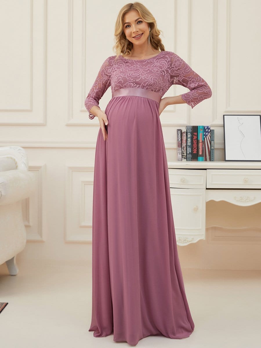 Chic and Classic A-Line Maternity Dress