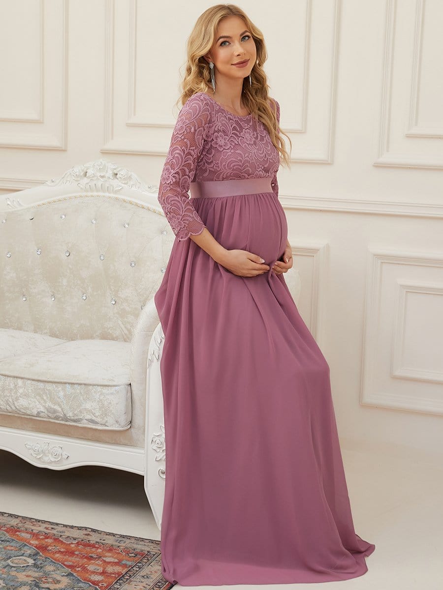 Chic and Classic A-Line Maternity Dress