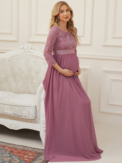 Chic and Classic A-Line Maternity Dress