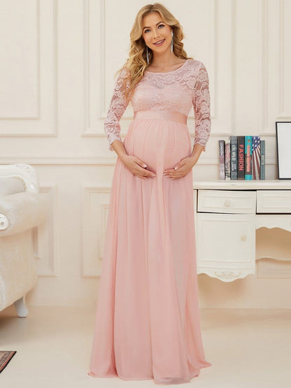 Chic and Classic A-Line Maternity Dress