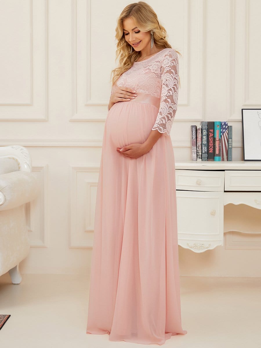 Chic and Classic A-Line Maternity Dress