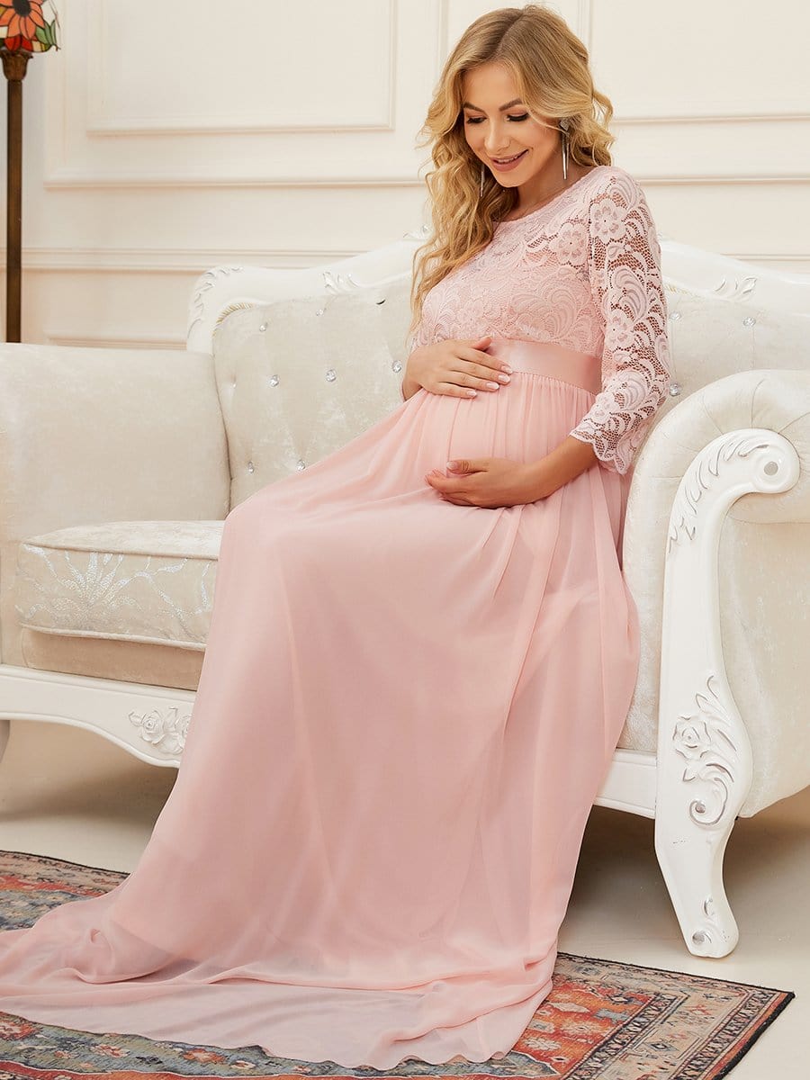 Chic and Classic A-Line Maternity Dress