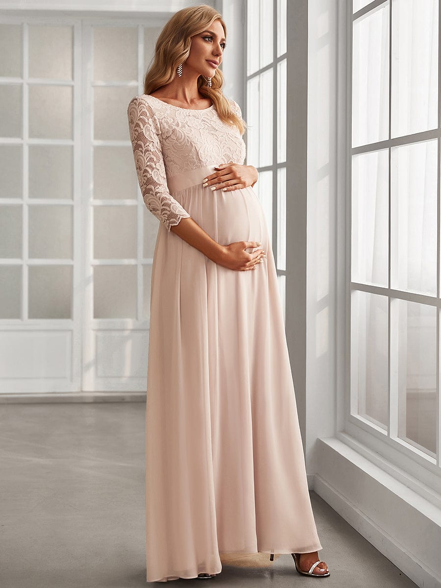 Chic and Classic A-Line Maternity Dress