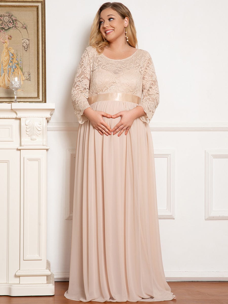 Chic and Classic A-Line Maternity Dress