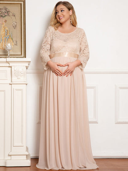 Chic and Classic A-Line Maternity Dress