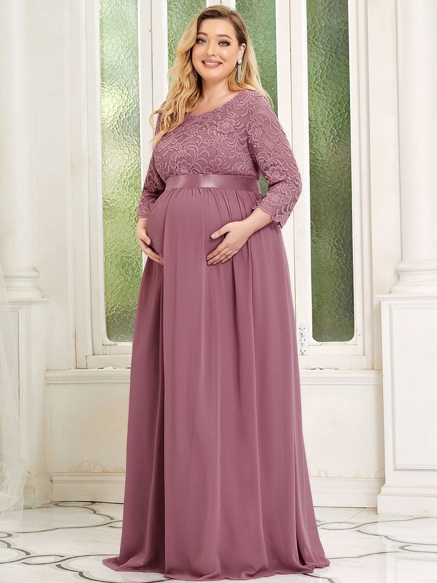 Chic and Classic A-Line Maternity Dress