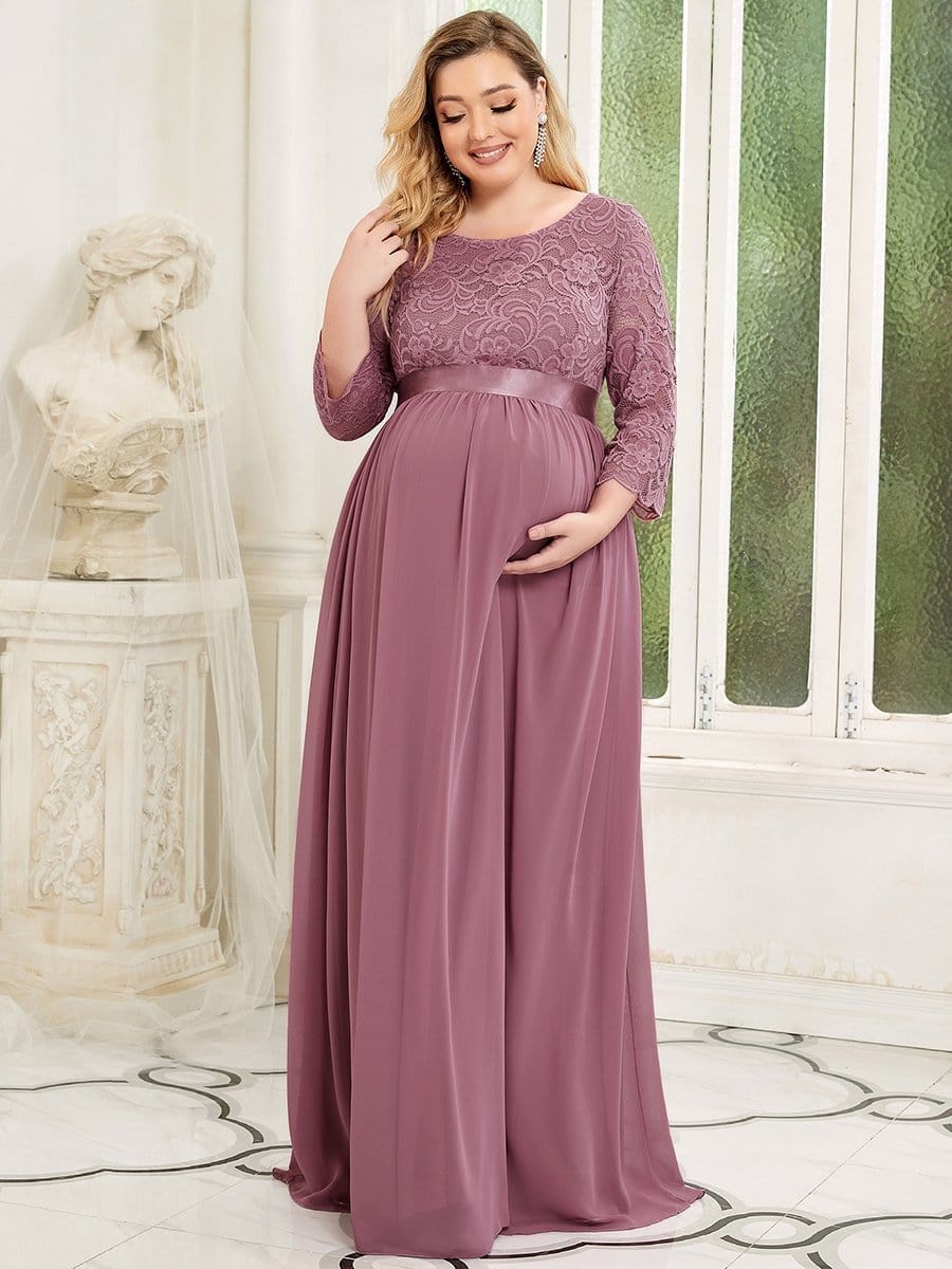 Chic and Classic A-Line Maternity Dress
