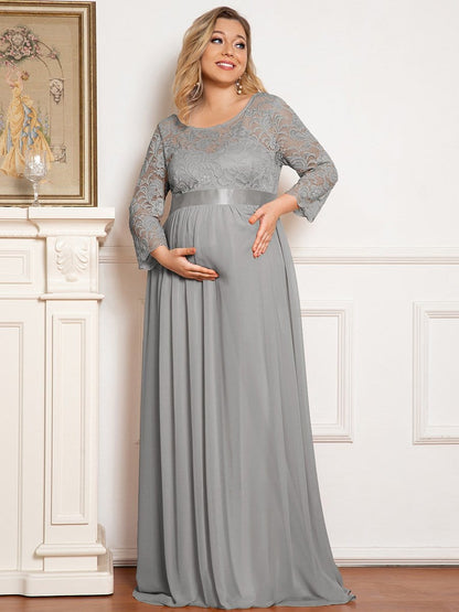 Chic and Classic A-Line Maternity Dress