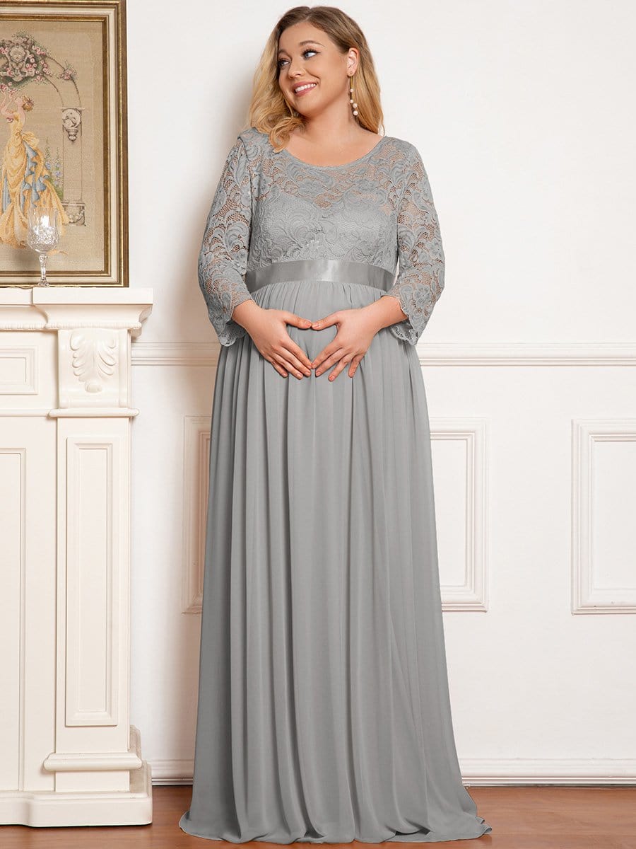 Chic and Classic A-Line Maternity Dress