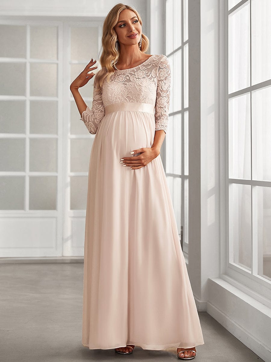 Chic and Classic A-Line Maternity Dress