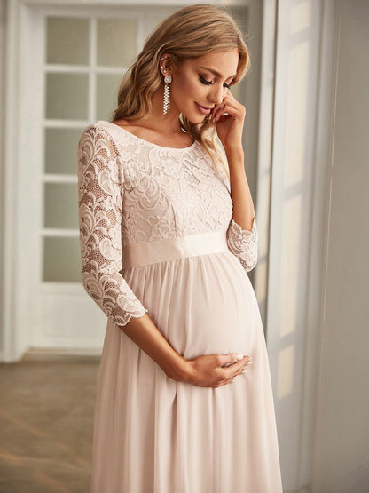 Chic and Classic A-Line Maternity Dress