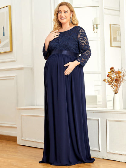 Chic and Classic A-Line Maternity Dress