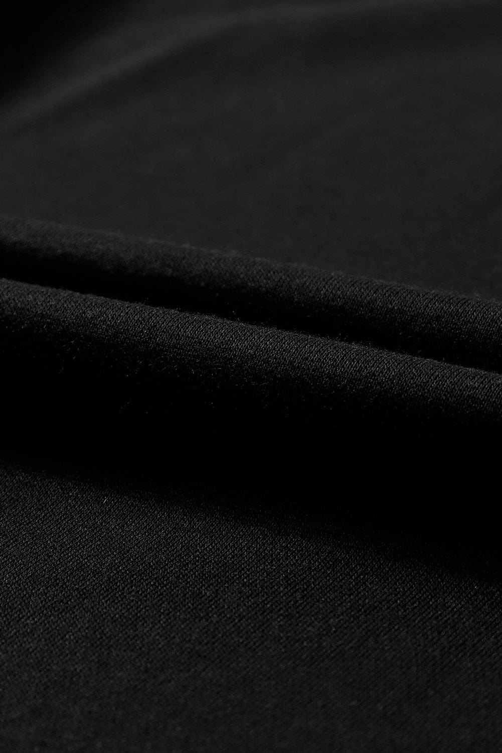 Chic Black Puff Sleeve Mini Dress with Ruffle Hem