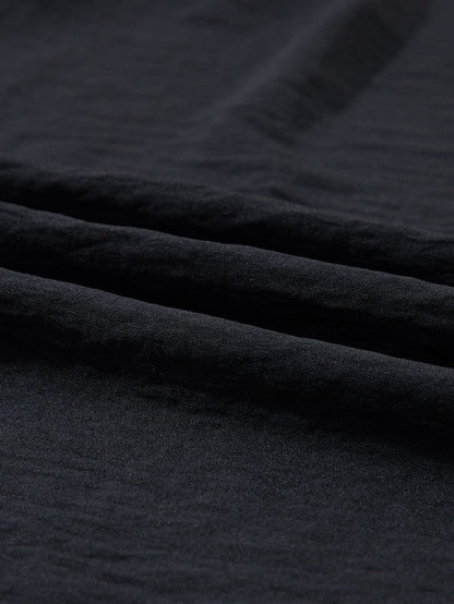 Chic Black Ruffled Sleeveless Mini Dress with Southern Belle Style