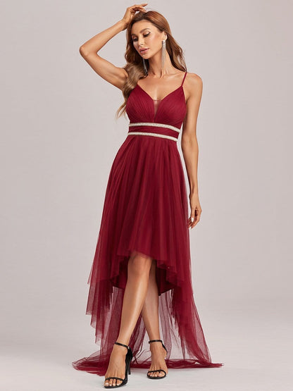 Chic High-Low Tulle Dress for Bridesmaids