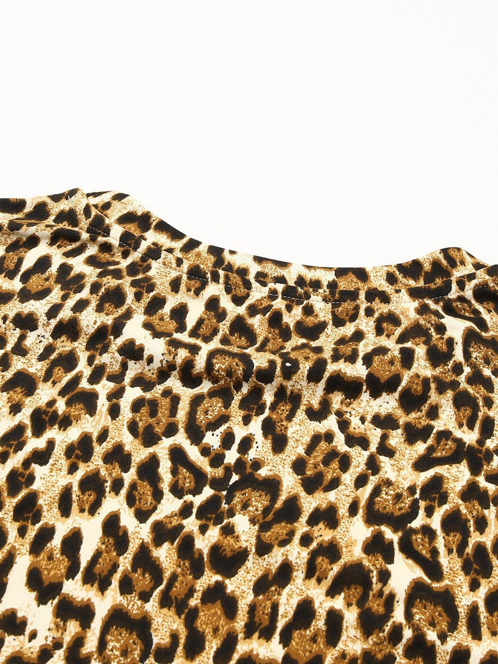 Chic Leopard Print A-line Mini Dress