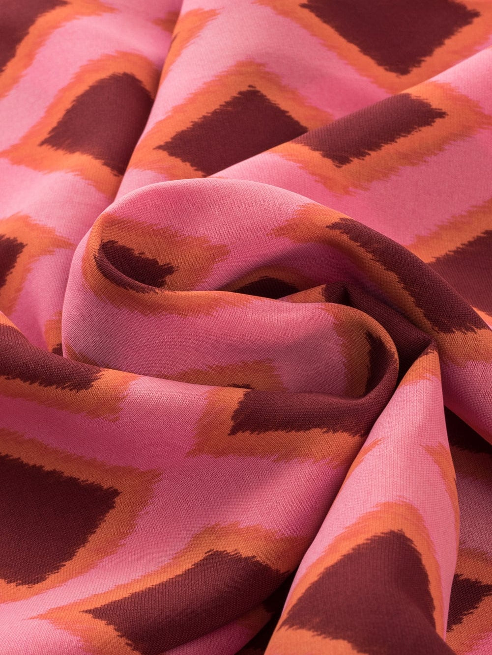 Chic Red Geometric Print Bohemian Maxi Dress