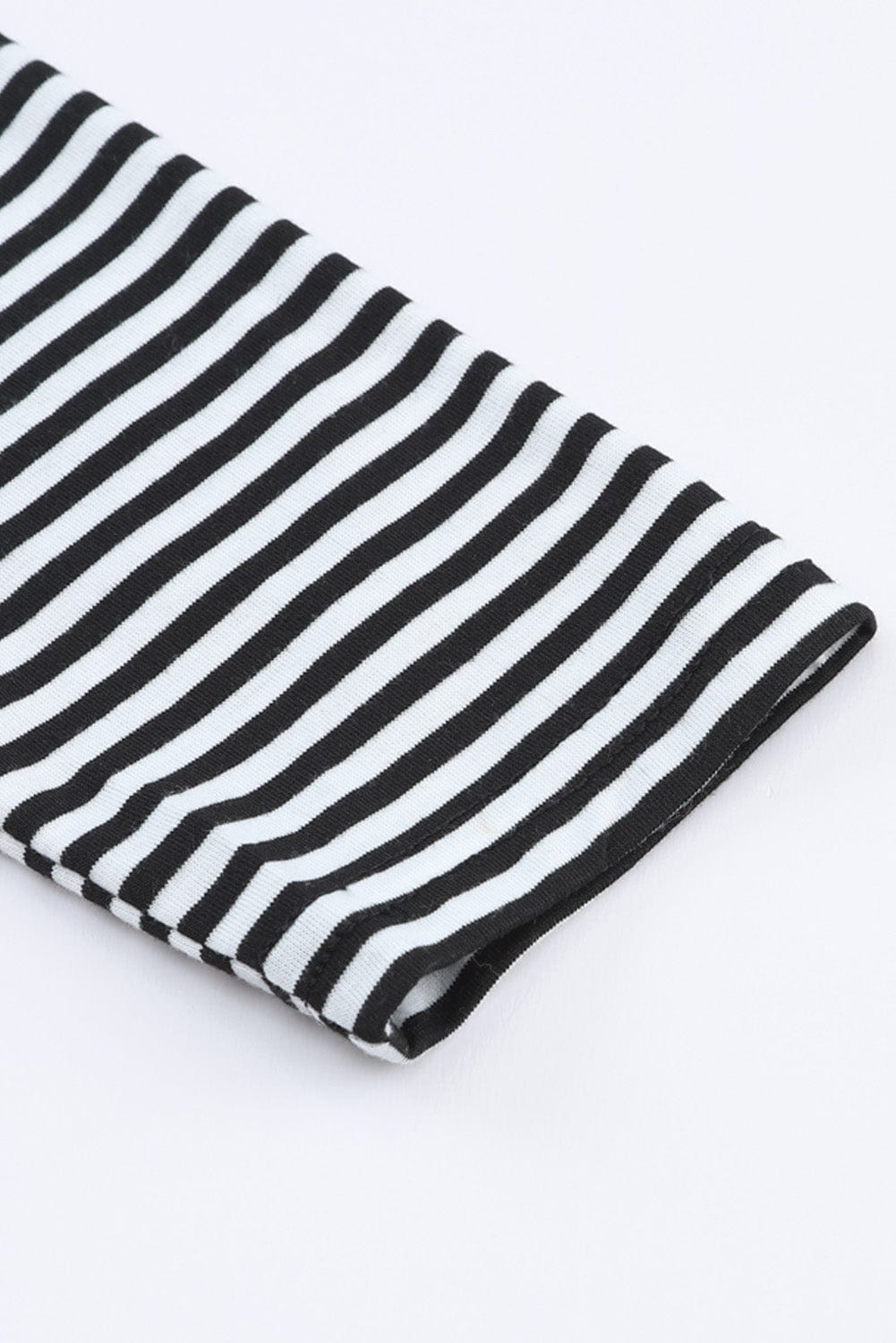 Chic Striped Knit Cardigan with Open Front