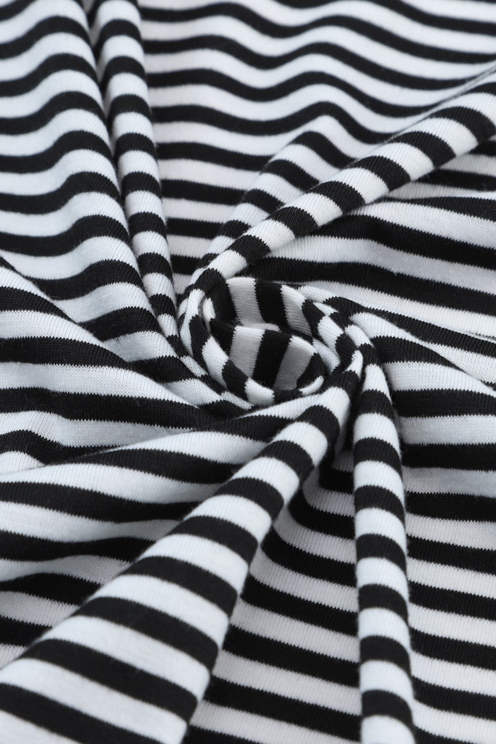 Chic Striped Knit Cardigan with Open Front