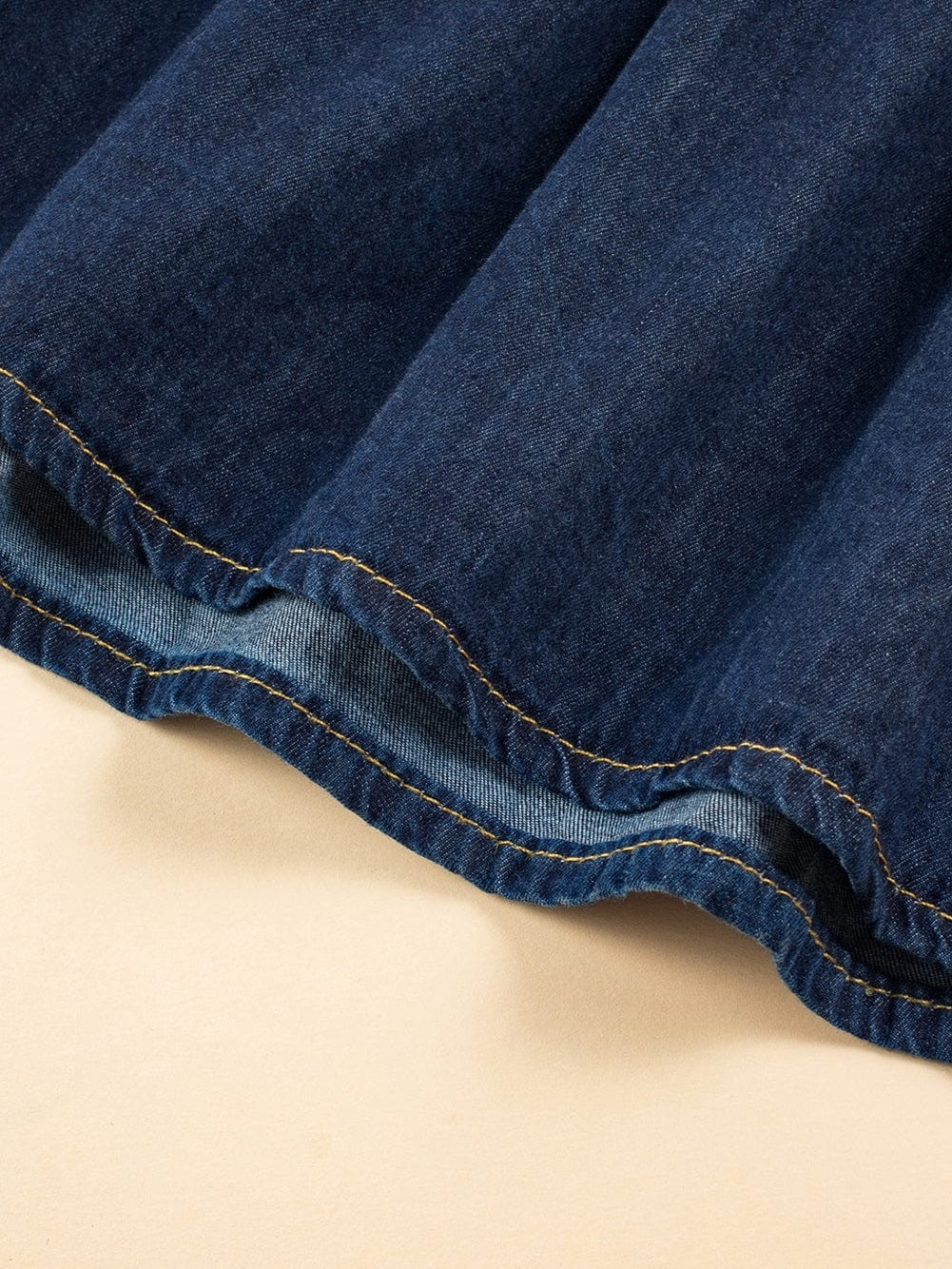 Chic Teal Tiered Chambray Maxi Dress with Sleeveless Style