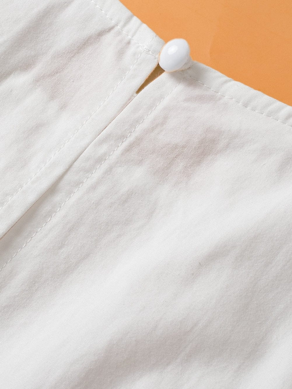 Chic White Peplum Tank Top with Ricrac Detail