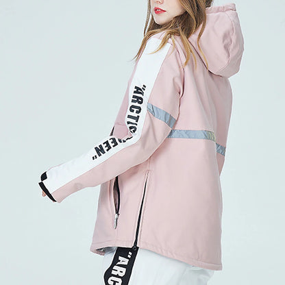 Men's Women's Hoodie Jacket Ski Jacket Outdoor Winter Thermal Warm Windproof Breathable Hooded Windbreaker Winter Jacket for Skiing Camping / Hiking Snowboarding Ski