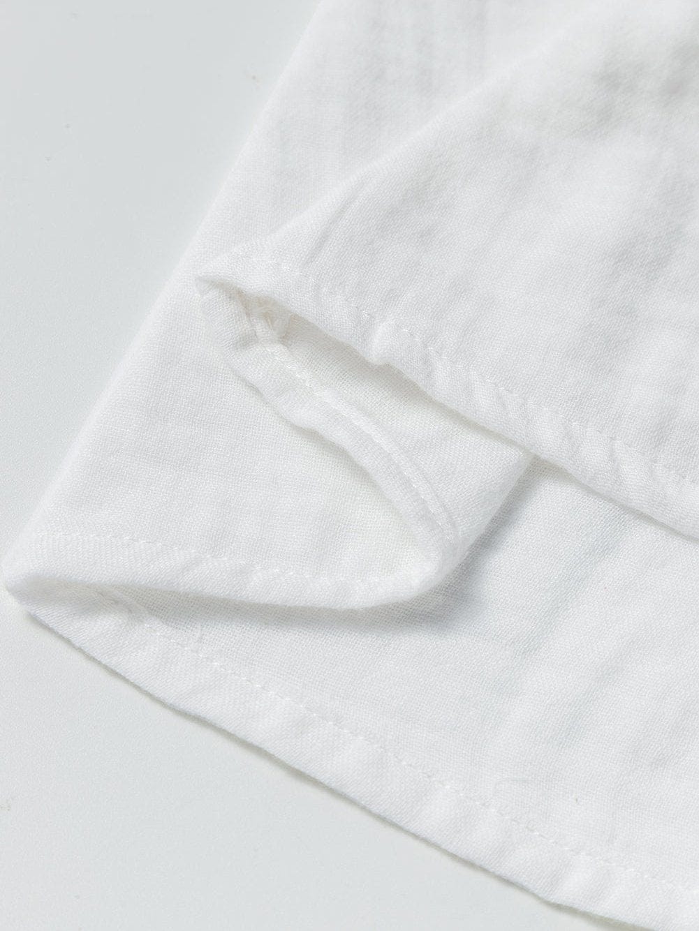 Classic White Cotton Dress with Puff Sleeves and Drawstring Waist