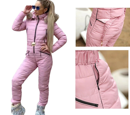 ski suit women one piece ski jumpsuit breathable snowboard jacket skiing pant sets bodysuits outdoor snow suit