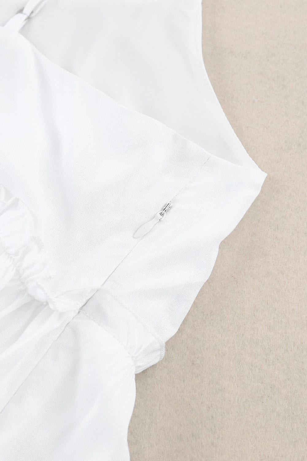 Colorblock Tiered Ruffle A-line Mini Sundress