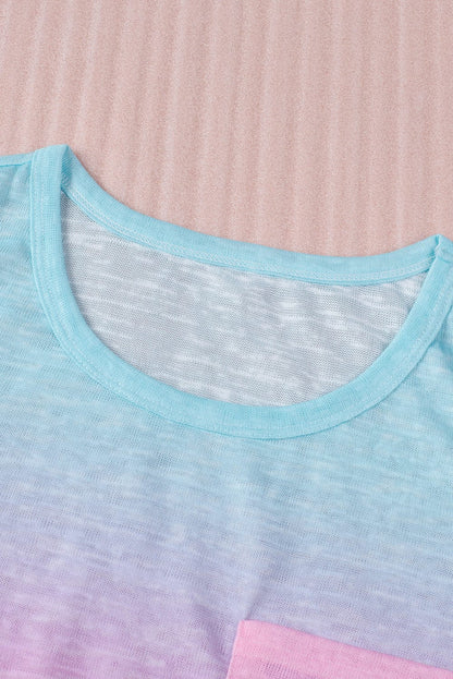 Colorful Gradient Sleeveless Summer Top