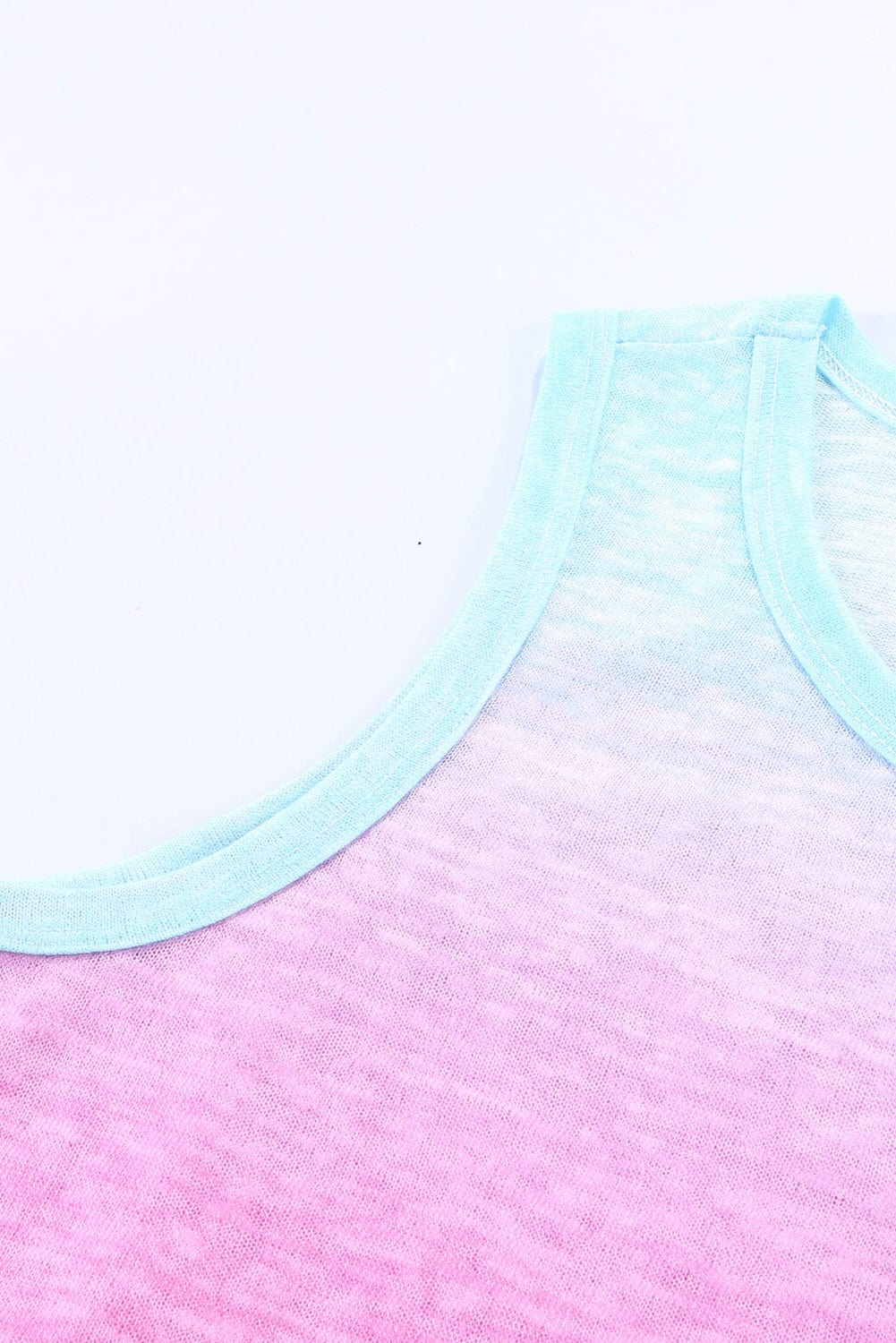 Colorful Gradient Sleeveless Summer Top