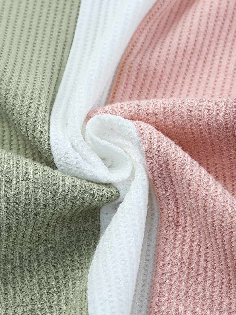 Colorful Vibe Sleeveless Waffle Knit Tank