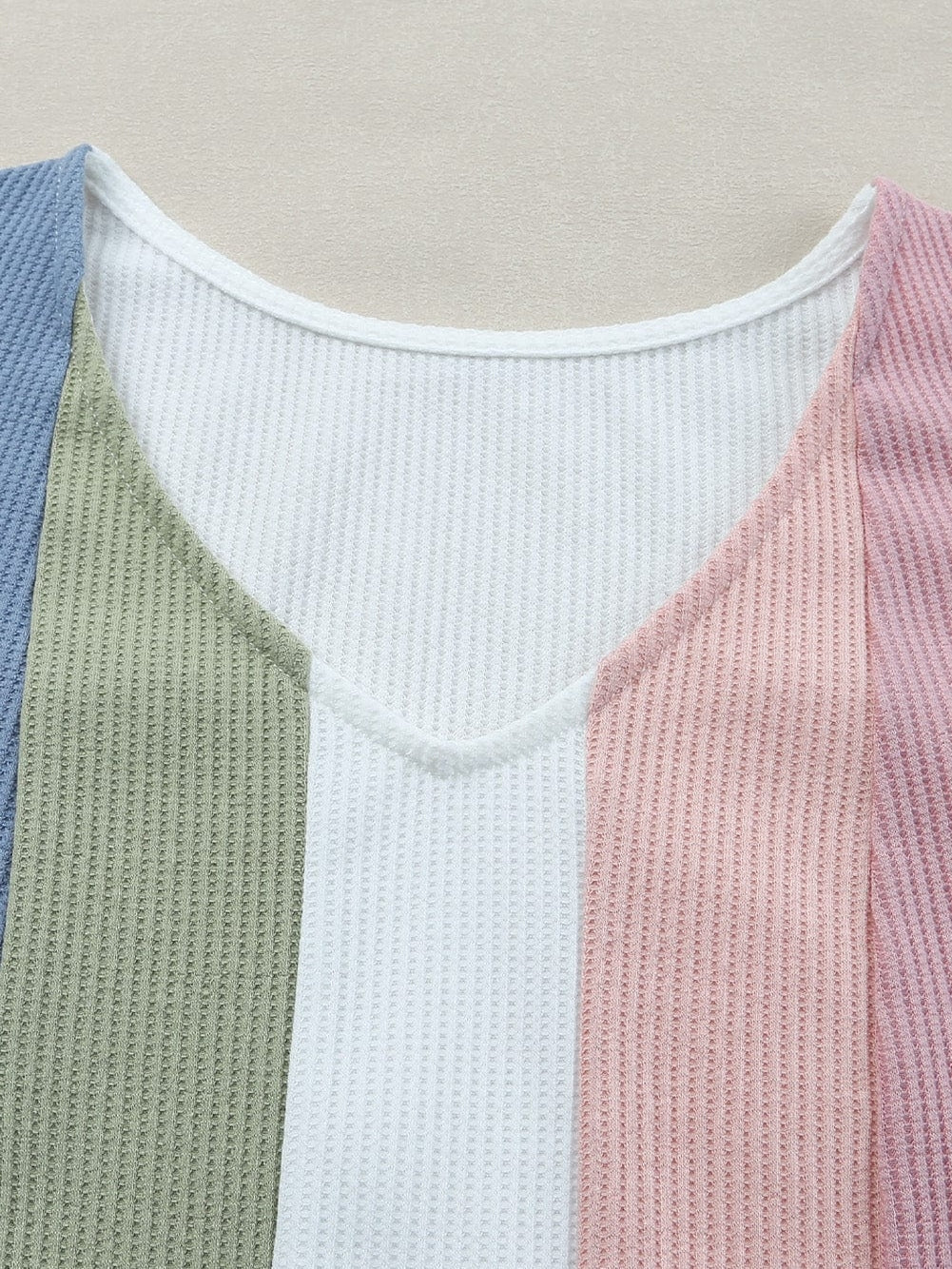 Colorful Vibe Sleeveless Waffle Knit Tank