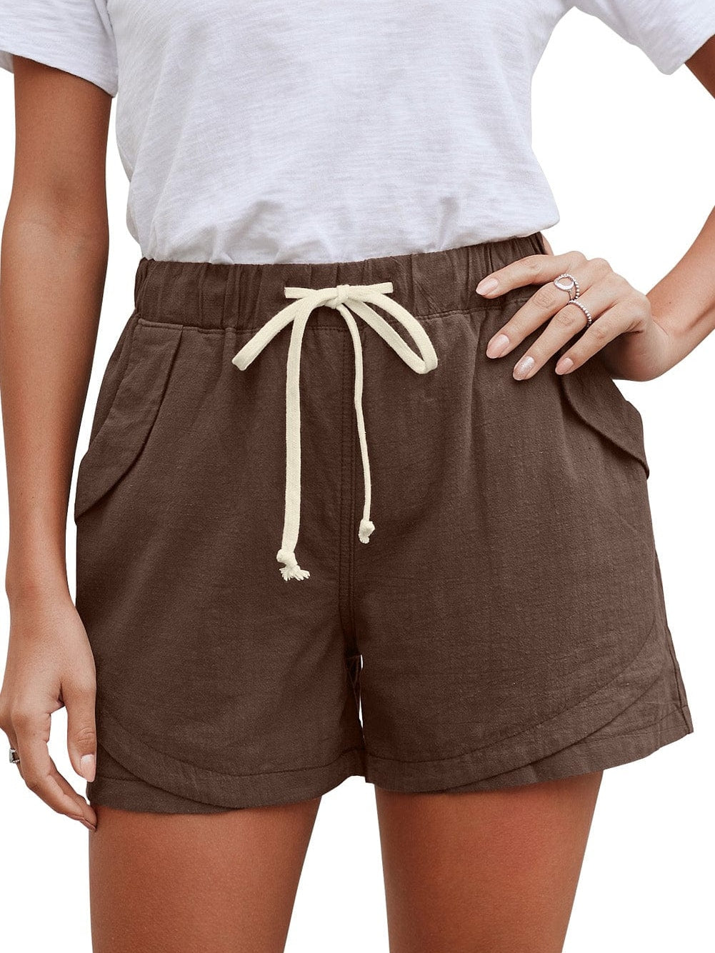 Cool Linen Drawstring Shorts