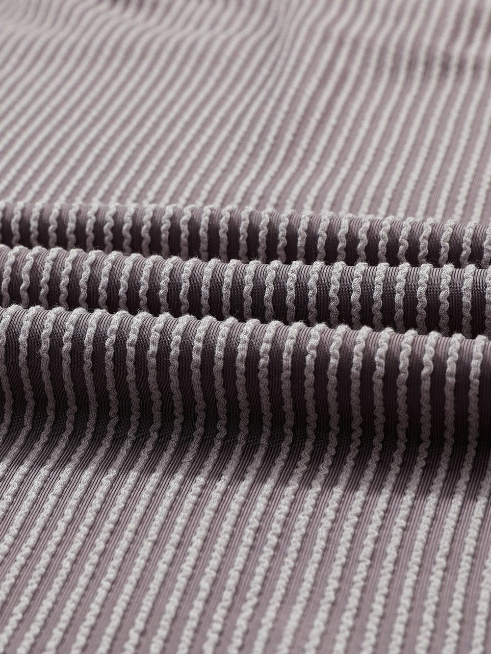 Corded Light Grey V Neck Pocket Tee with Casual Style