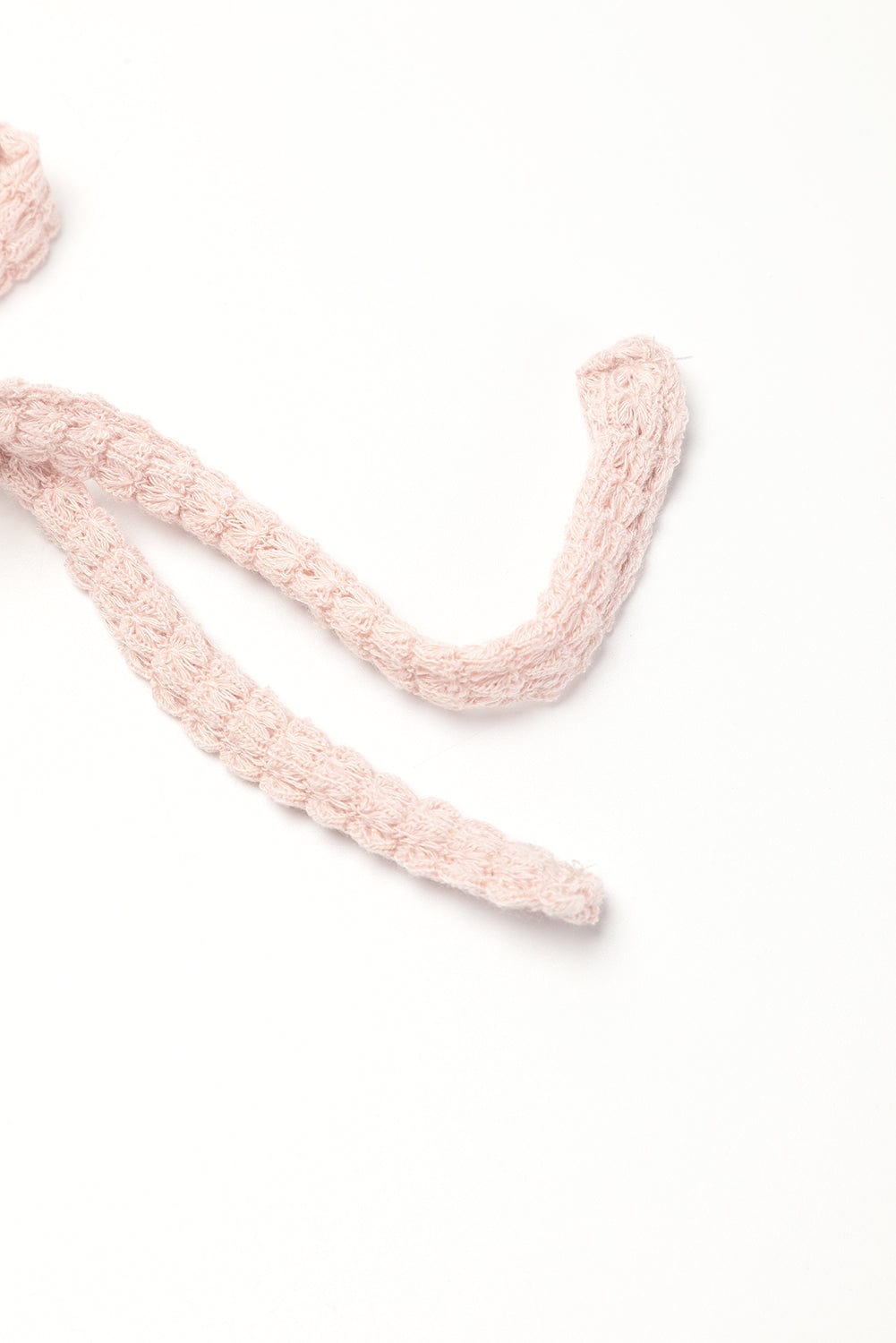 Cozy Apricot Pink Waffle Knit Lounge Set with Shorts